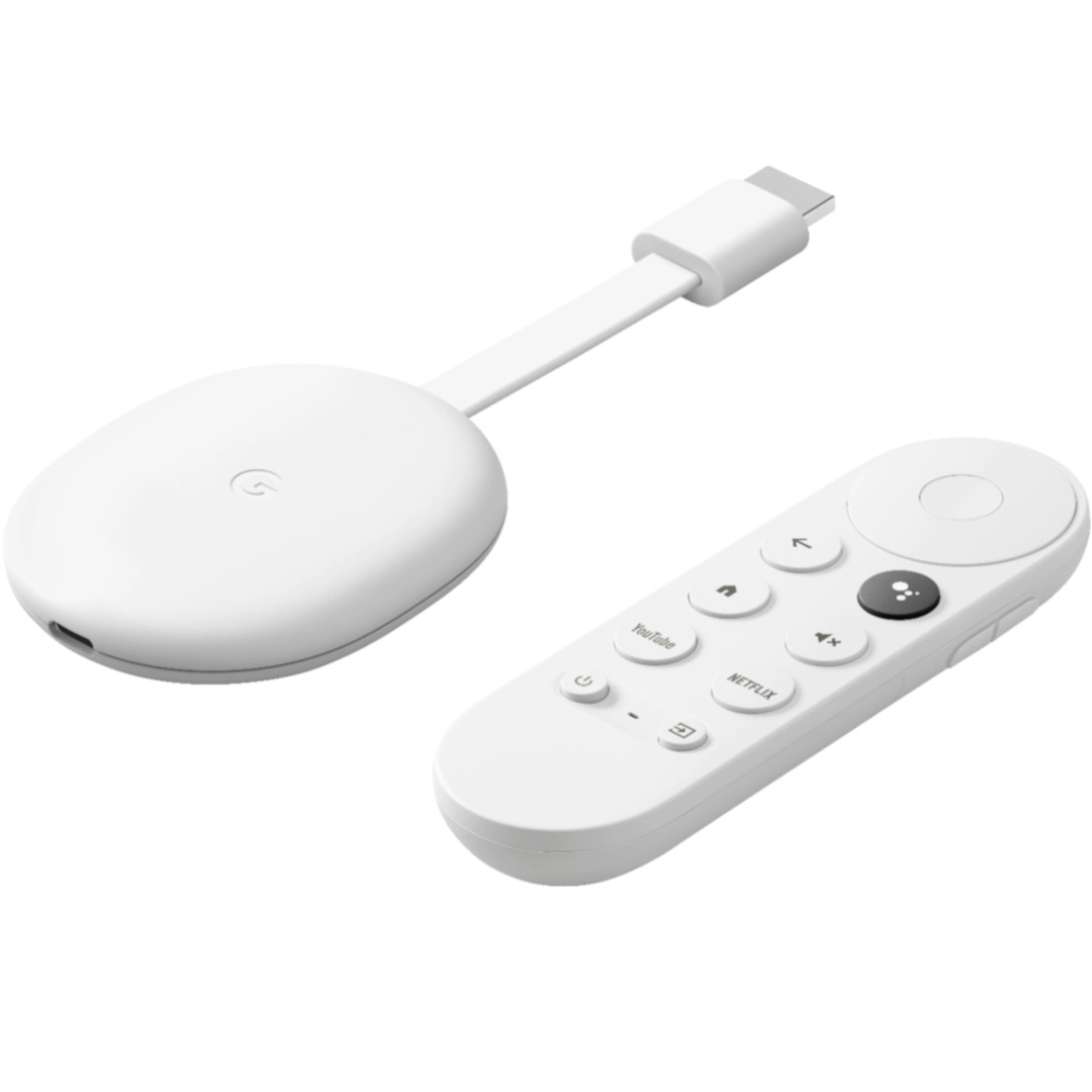 Chromecast avec dongle Google TV et télécommande